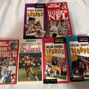 Vintage Sports Illustrated and other sports videos VHS Collection